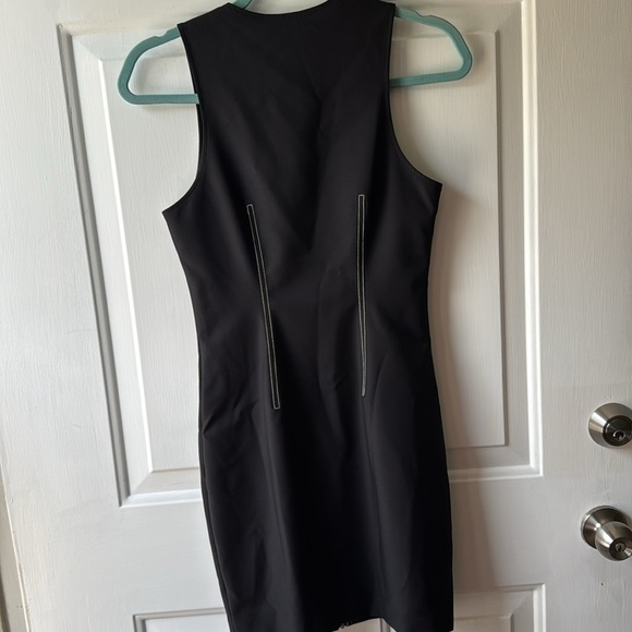 NWT T By Alexander Wang Sleeveless Tech Suiting Zip Front Dress - Picture 6 of 9